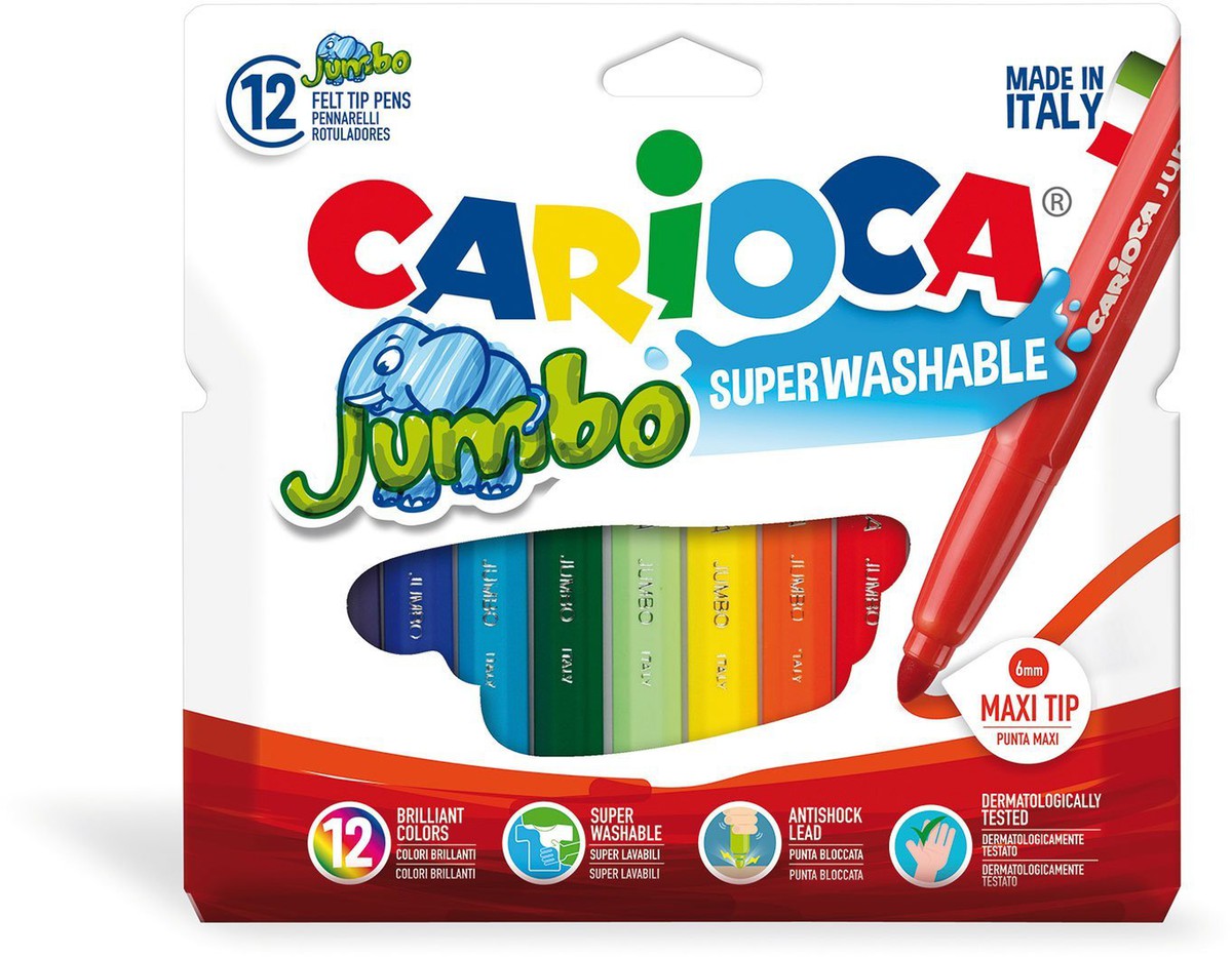 Carioca Rotuladores Super Brush, 10 Uds, Multicolor