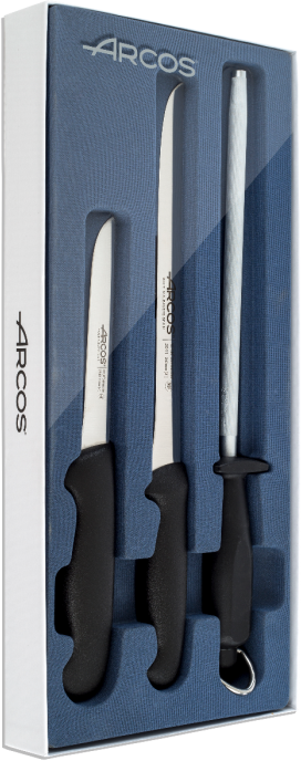 Set de 3 cuchillos de cocina Niza color vino metalizado - Arcos por 27,00 €