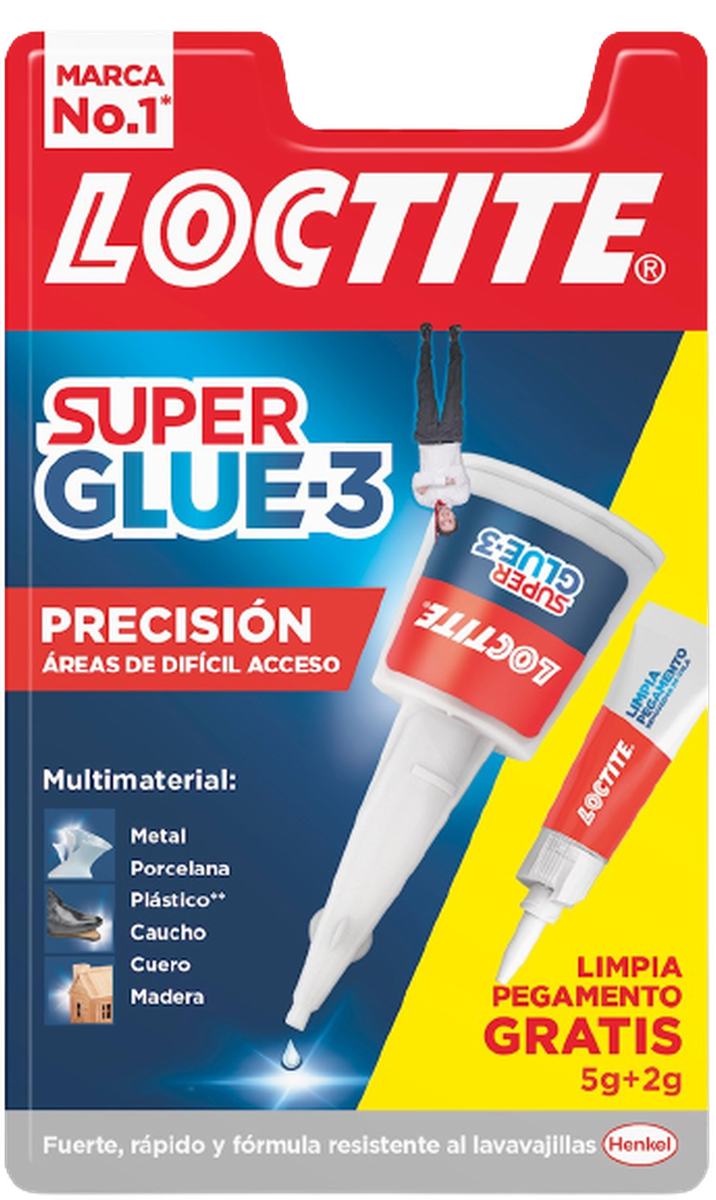 Adhesivo instantáneo Super Glue-3 LOCTITE con Pincel 5 gr transparente