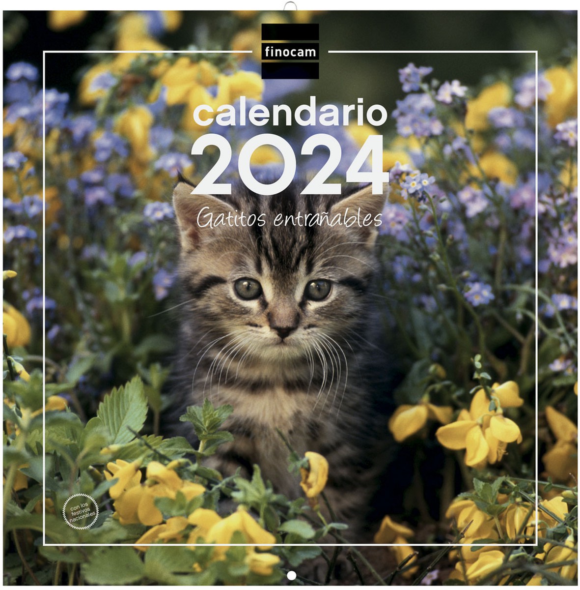 Calendario Neutro con Imán Escribir 2024 XS-140x150 Mes Vista FINOCAM