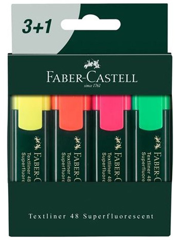 Fluorescente Faber-Castell Textliner 48, marcador, rotulador
