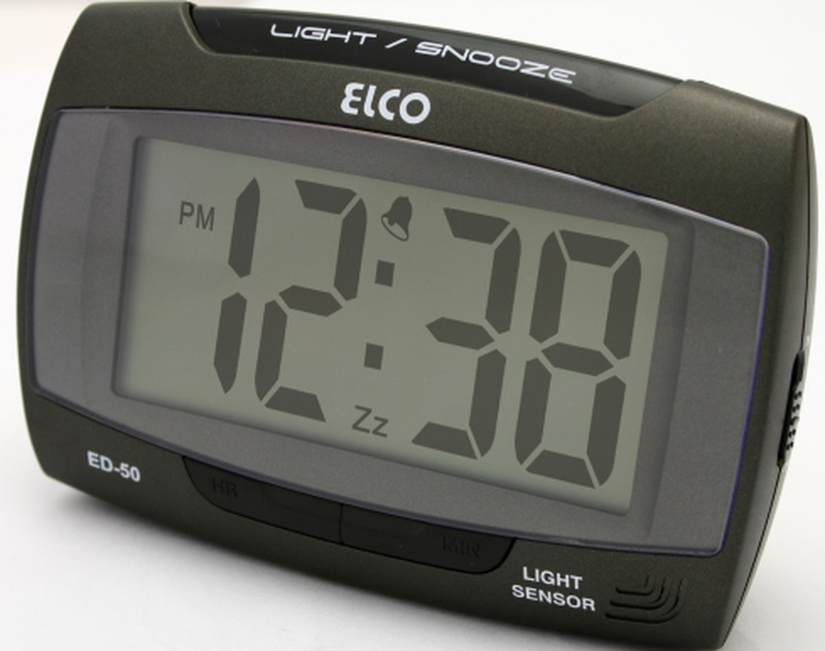 Elco ED-25 Despertador digital Mesa Blanco